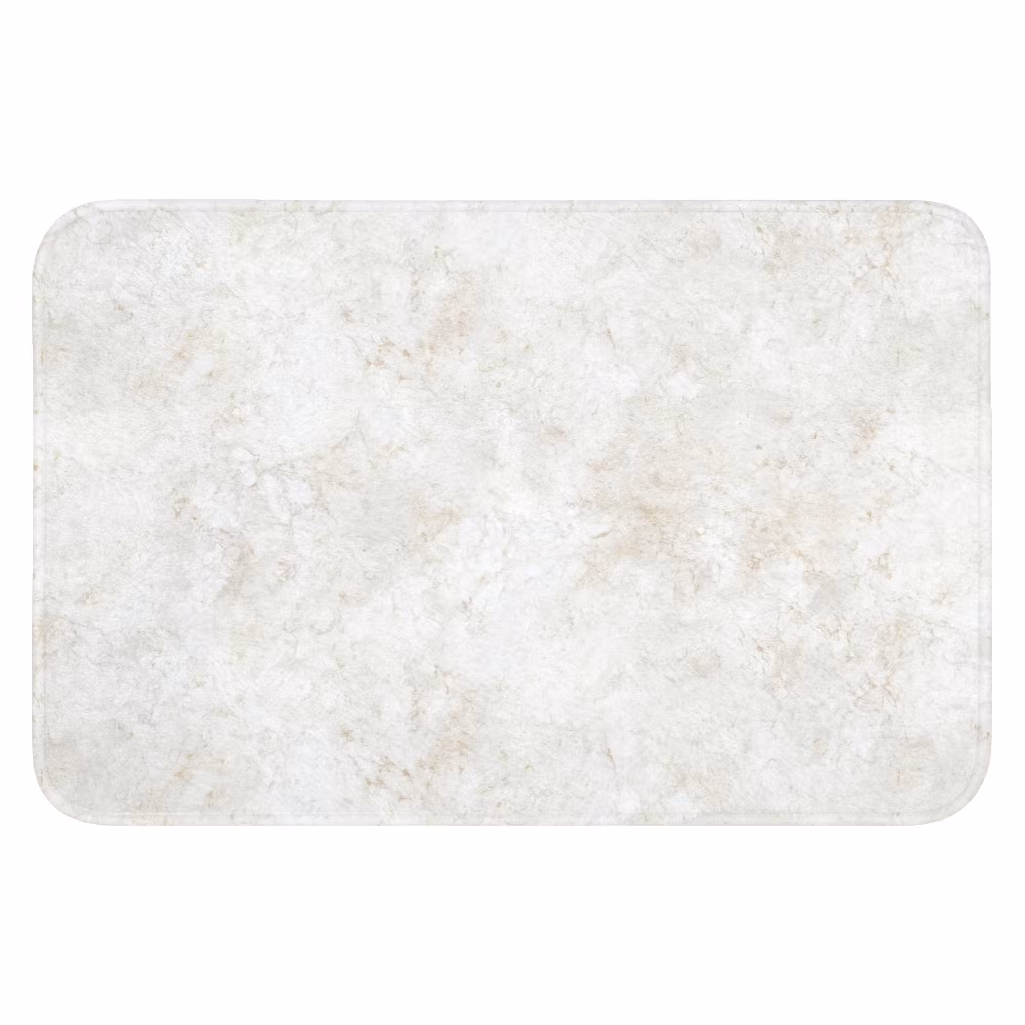 Badematte - Beige - Marmor - Adern