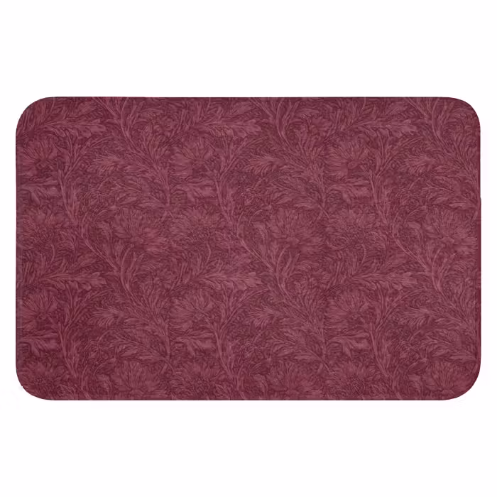 Badematte - Blätter - Muster - Lila