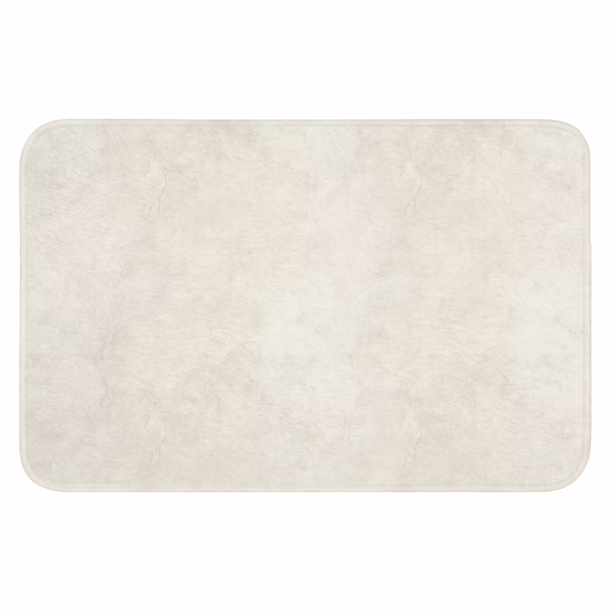 Badematte - Creme - Glatt - Beton