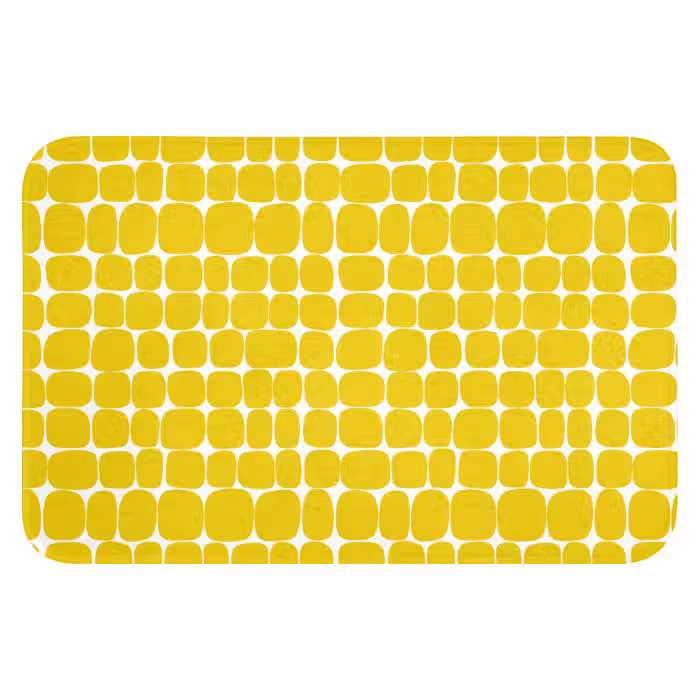 Badematte - Dots - Modern - Gelb