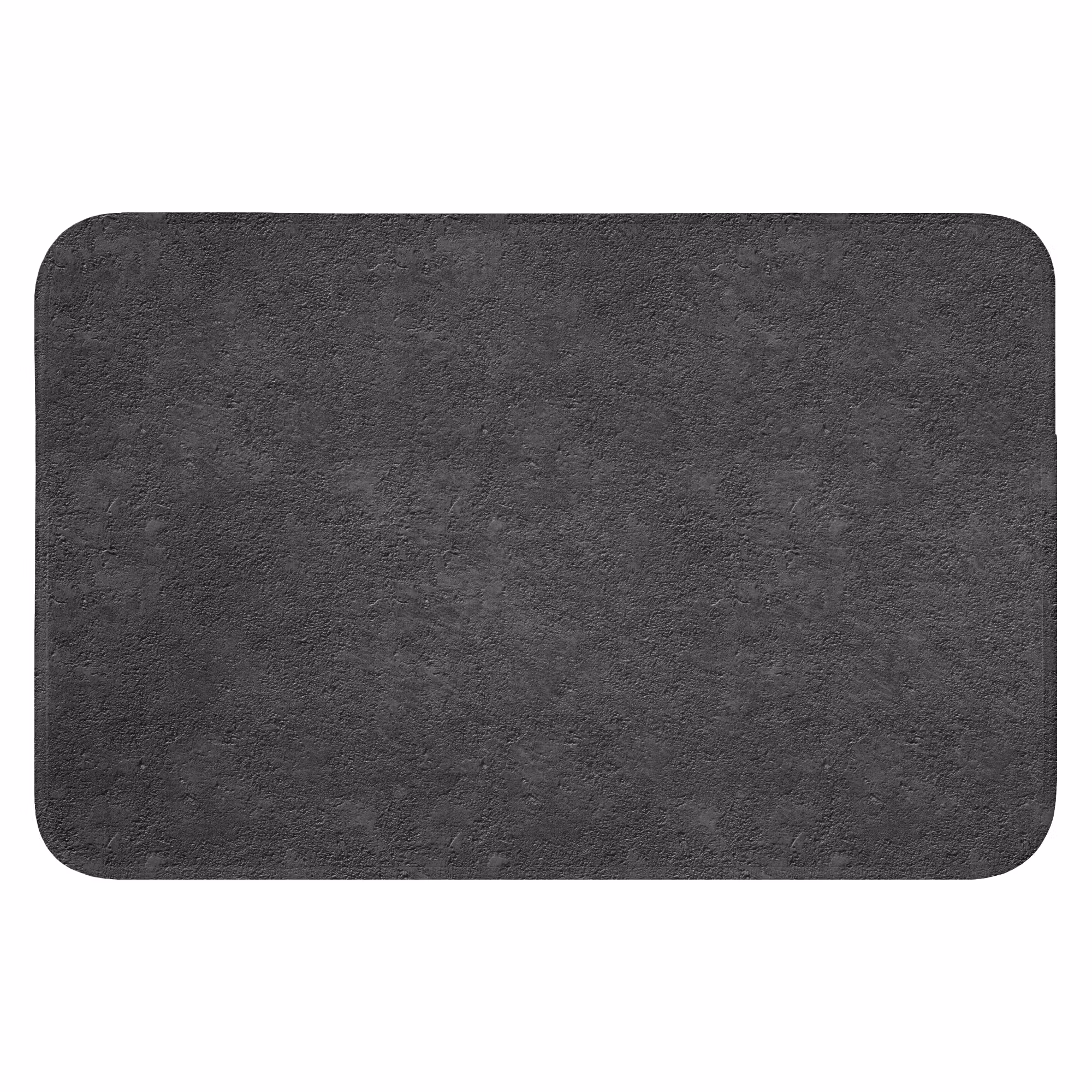 Badematte - Dunkelgrau - Asphalttextur - Rauh