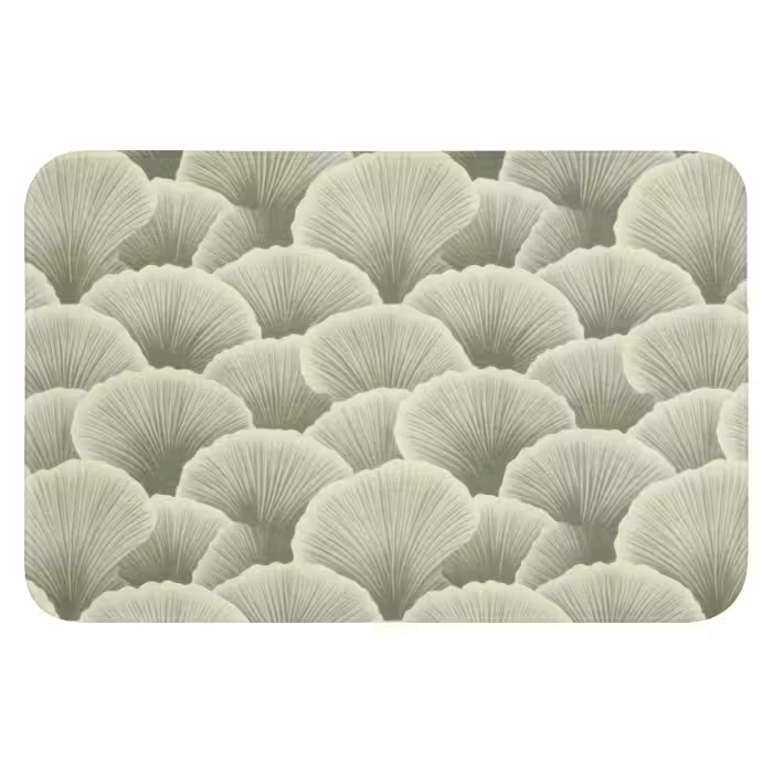 Badematte - Fächer - Blatt - Grün