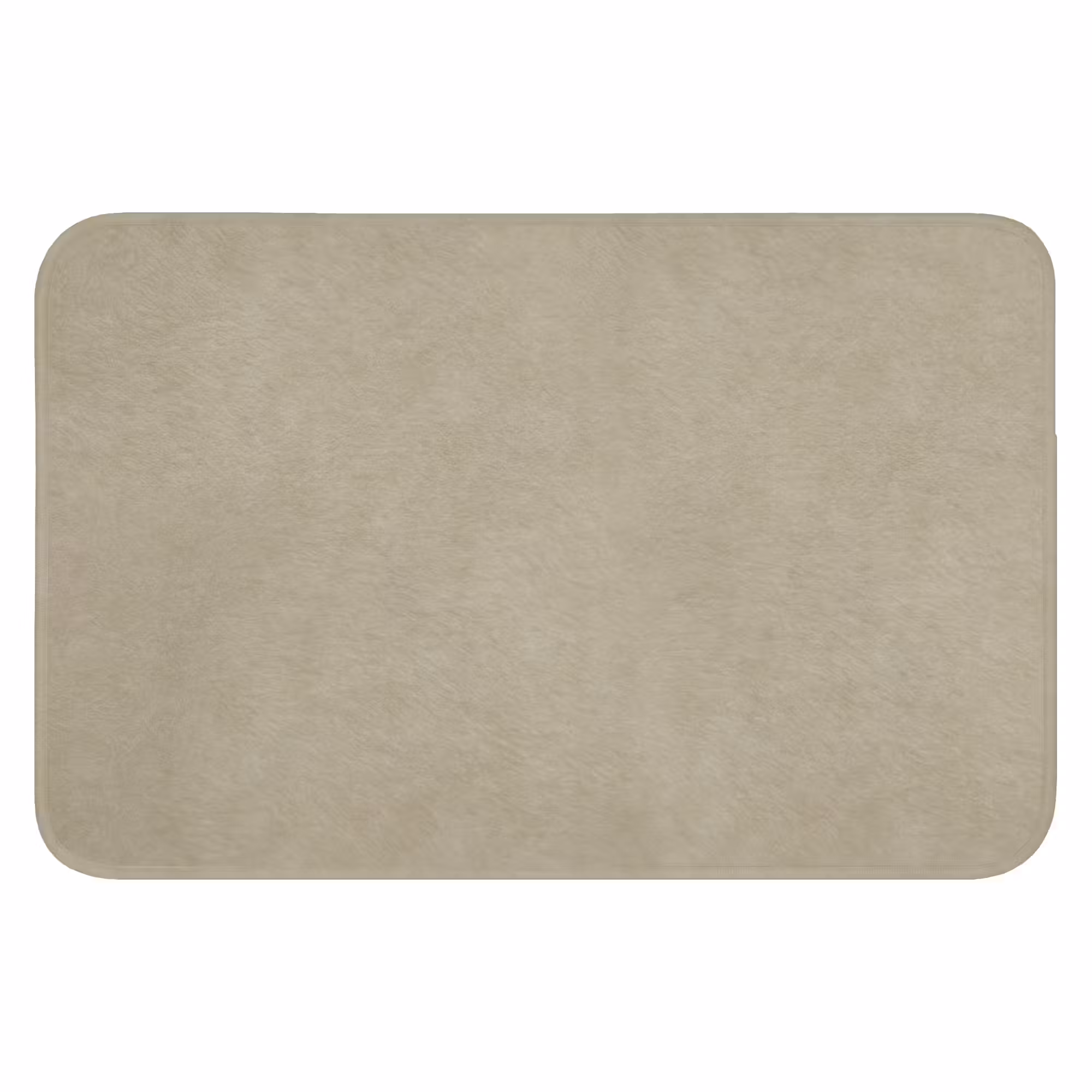 Badematte - Farbe Taupe - Wolkige Textur - Natürlich