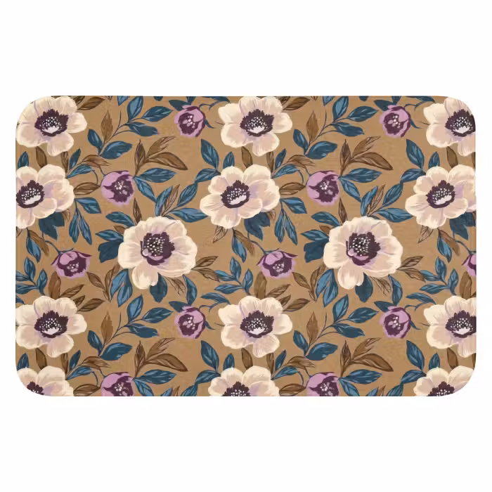 Badematte - Floral - Stilleben - Farbenfroh