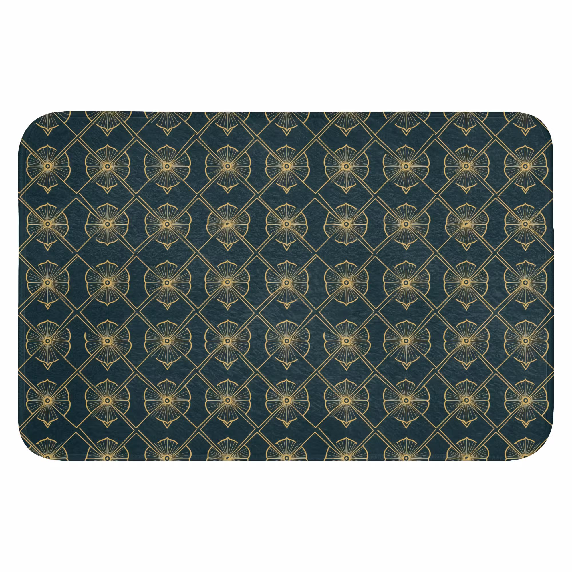 Badematte - Geometrisch - Elegant - Grün