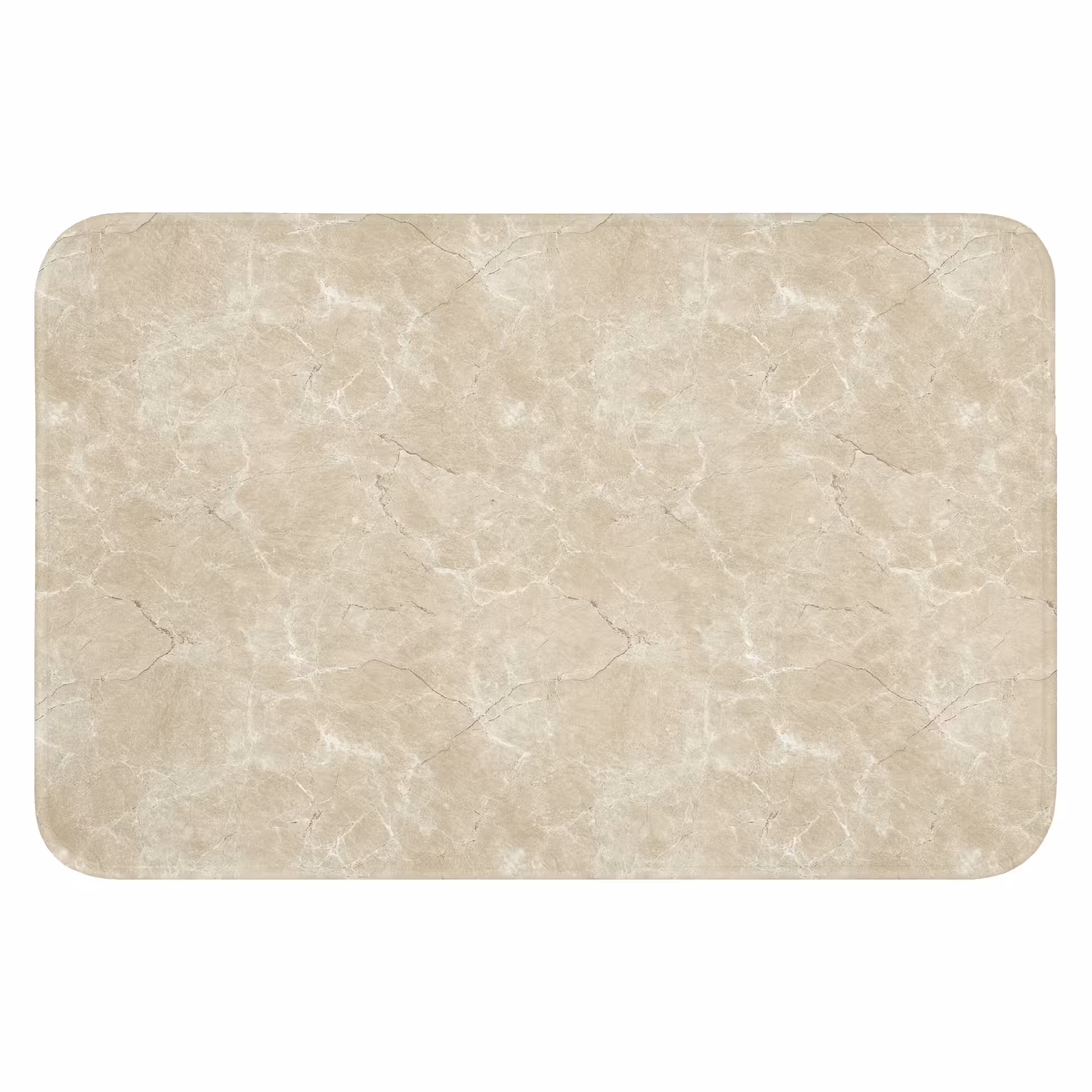 Badematte - Hellbeige - Marmor - Diffusionsäderung