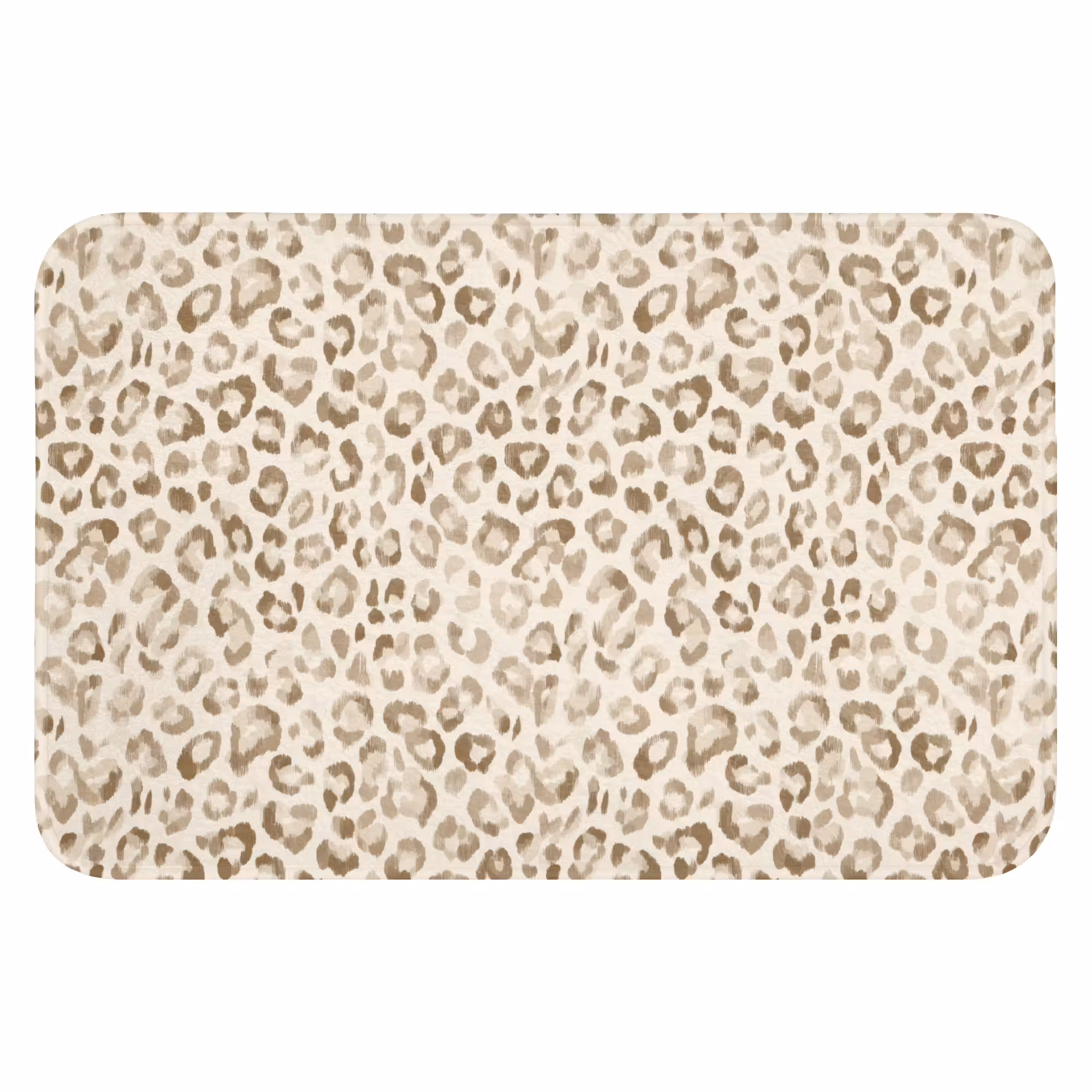 Badematte - Leopard - Klassisch - Beige