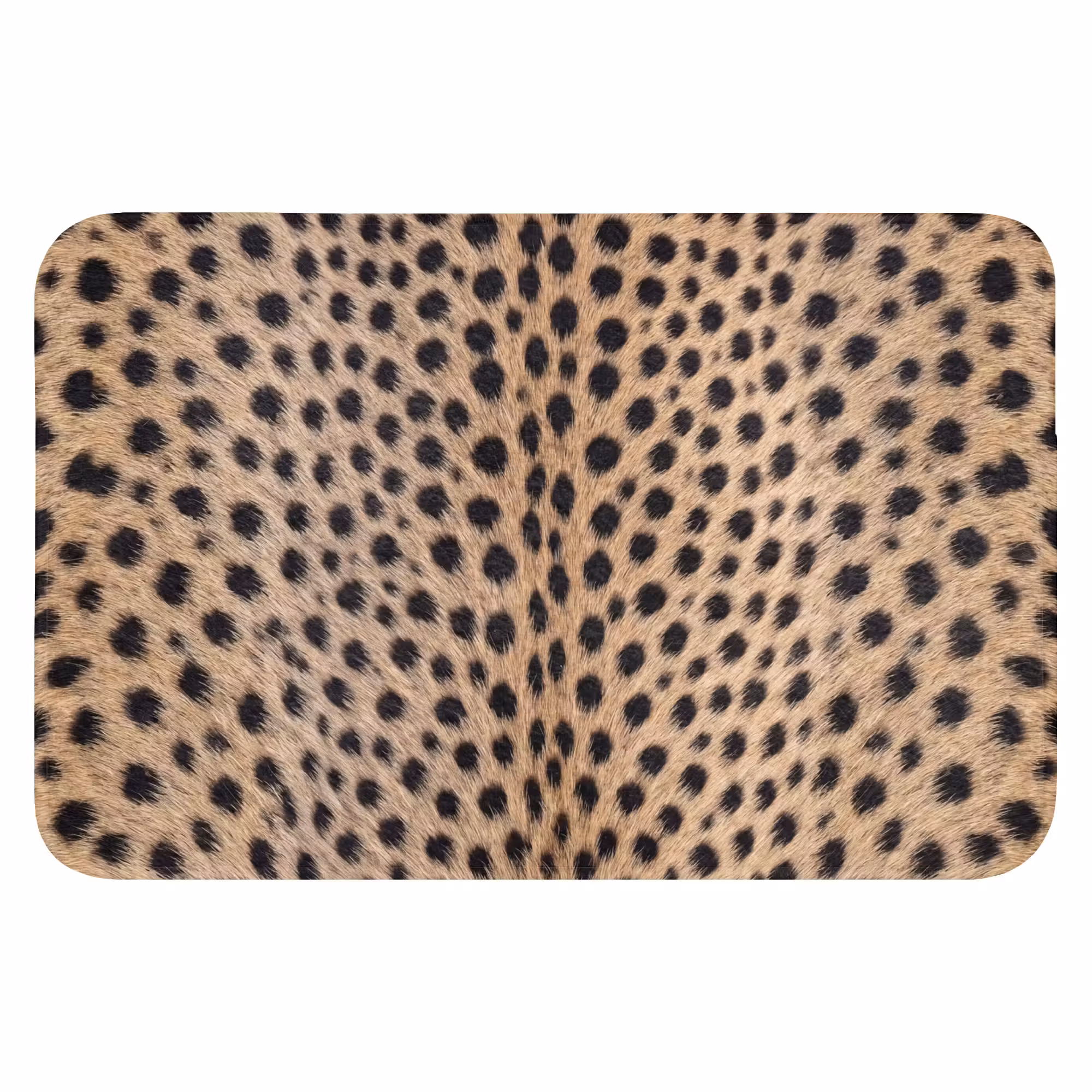 Badematte - Mantel - Gepard - Schwarz - Weiß