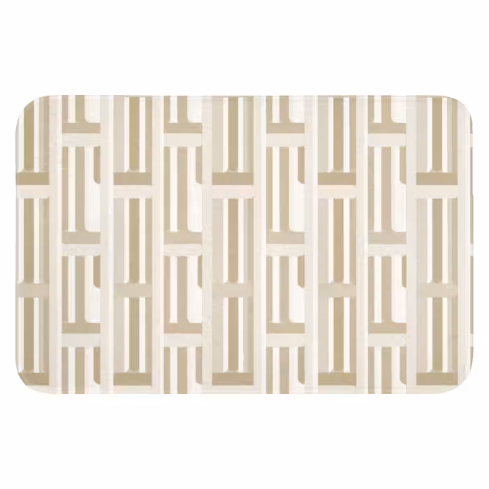 Badematte - Modern - Geometrisch - Beige