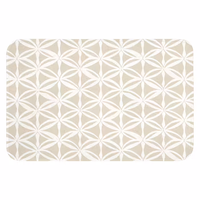 Badematte - Motiv - Modern - Beige