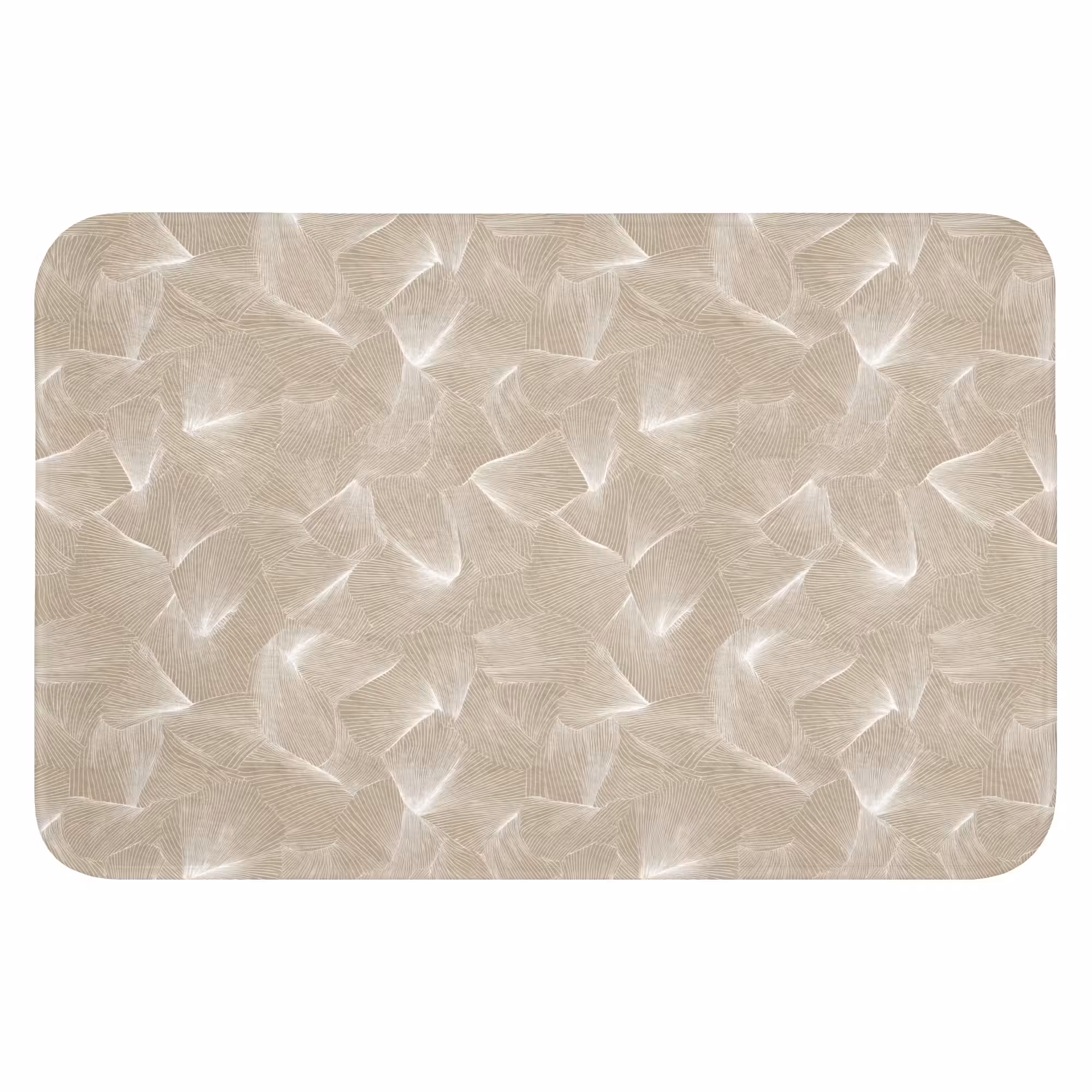 Badematte - Organisch - Textur - Beige