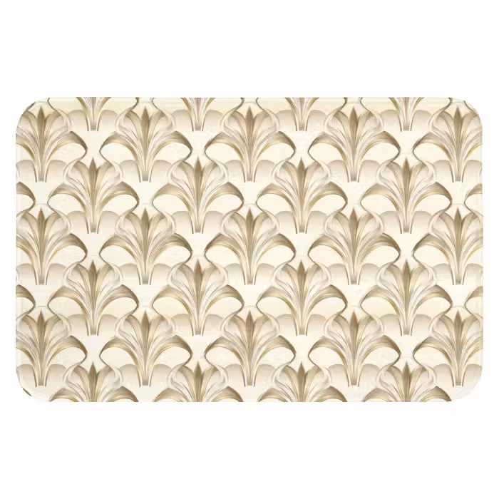 Badematte - Ornament - Barock - Gold