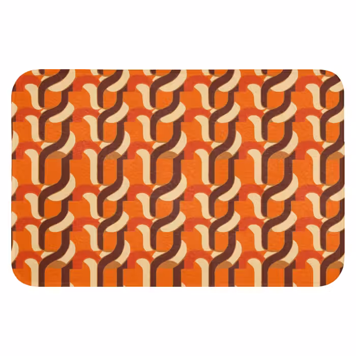 Badematte - Retro - Modern - Farbenfroh