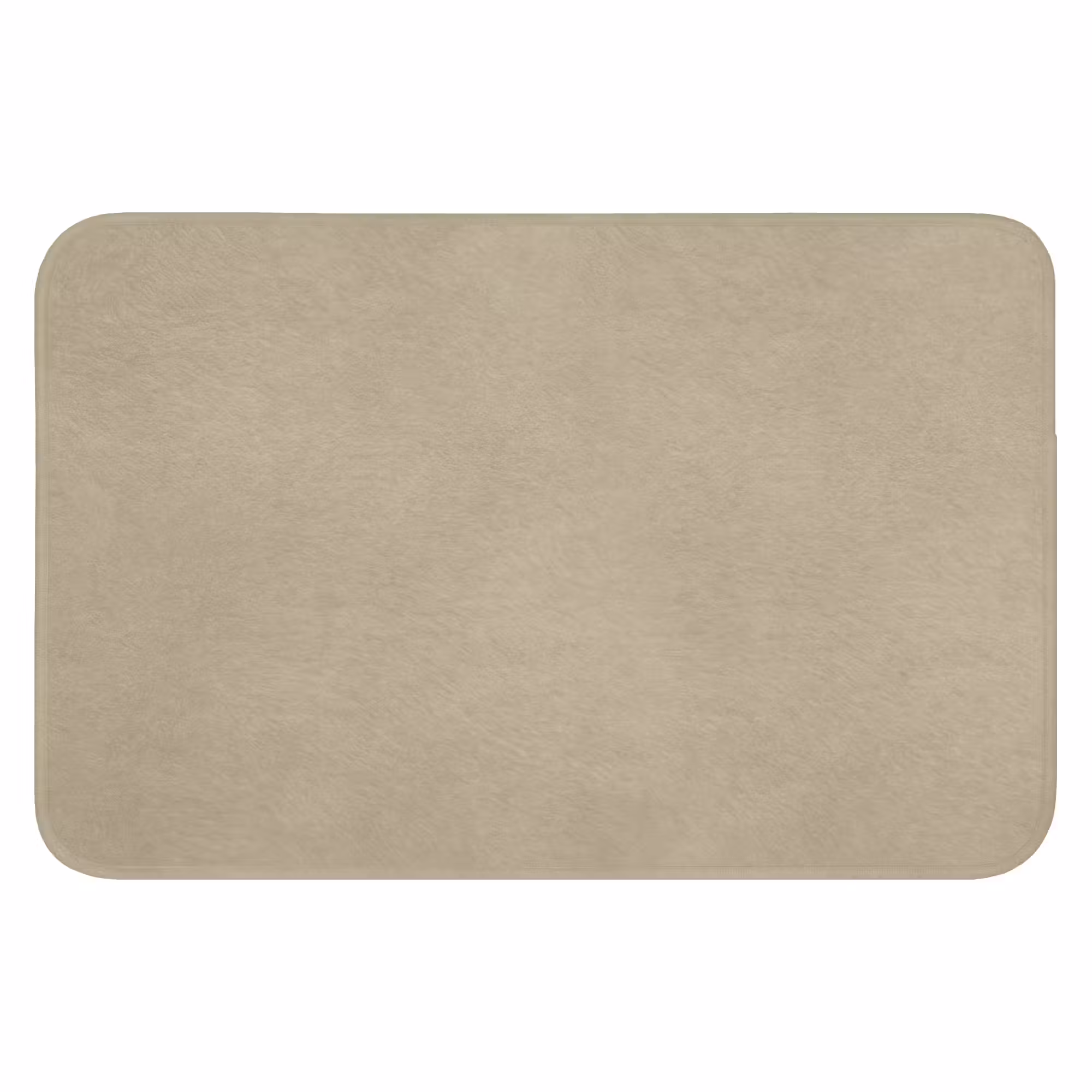 Badematte - Sandfarbe - körnige Textur - Beton