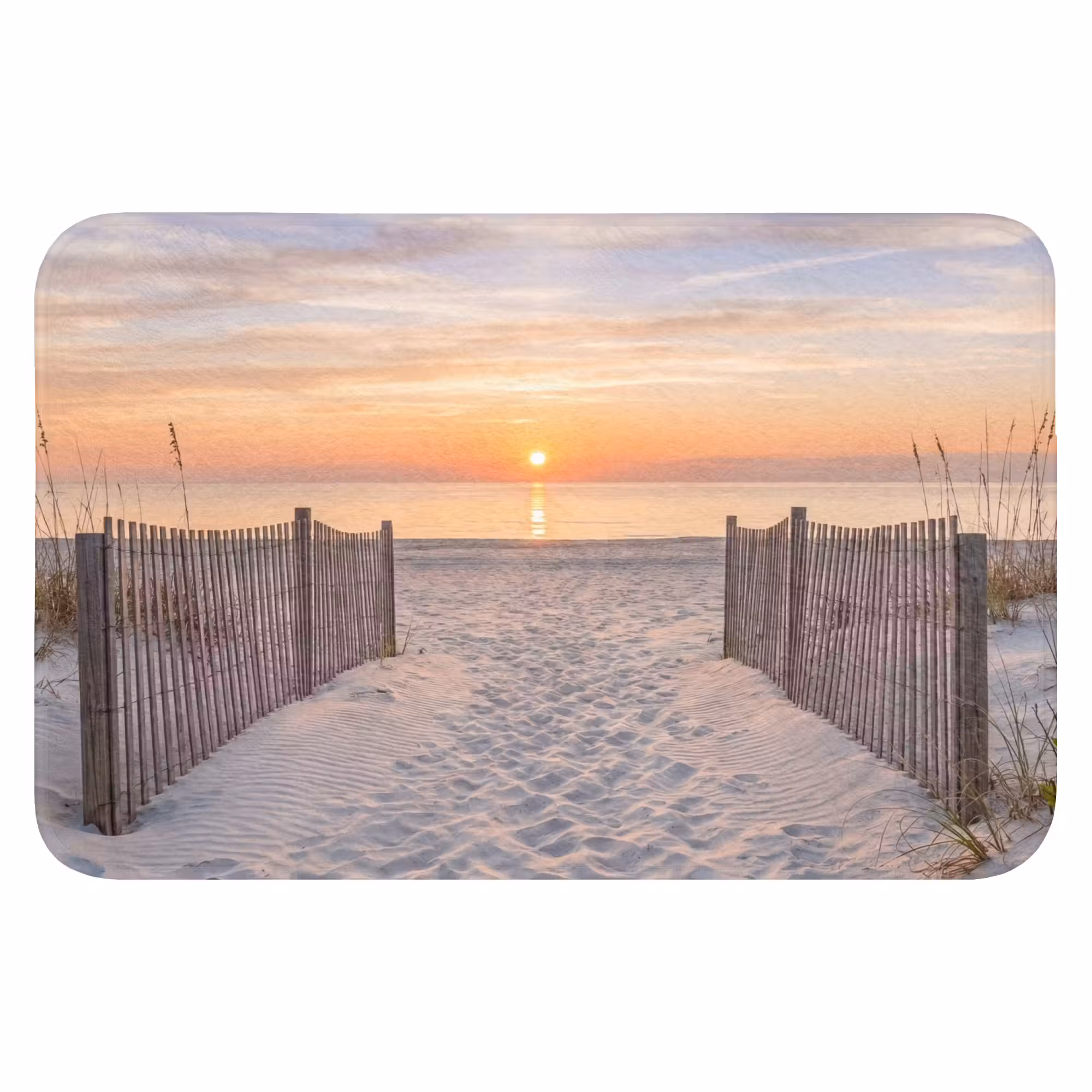 Badematte - Sonnenuntergang - Strand - Sand