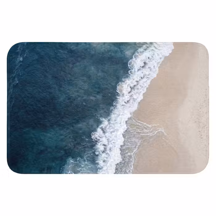 Badematte - Strand - Meer - Wellen