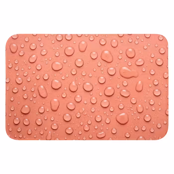 Badematte - Wasser - Tropfen - Rosa