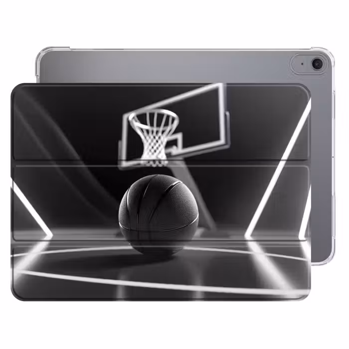 iPad-Hülle - Basketball - Basketballplatz - Linien