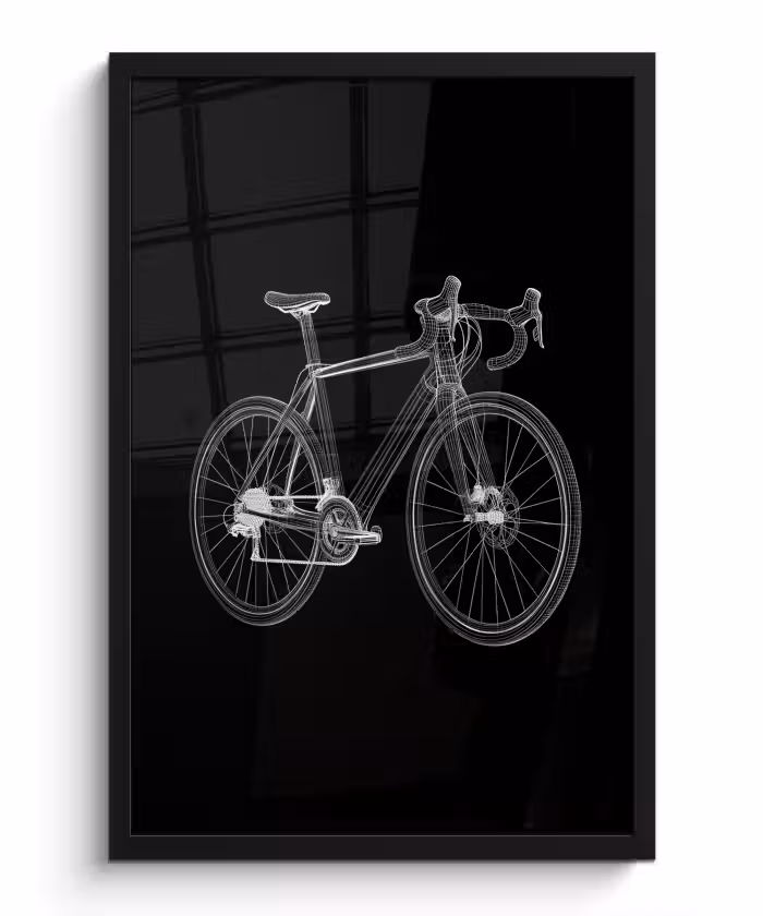 Bilder mit Rahmen - Linien - Illustration - Weiß