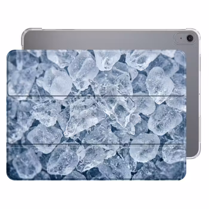 iPad-Hülle - Eiswürfel - Wasser - Blau