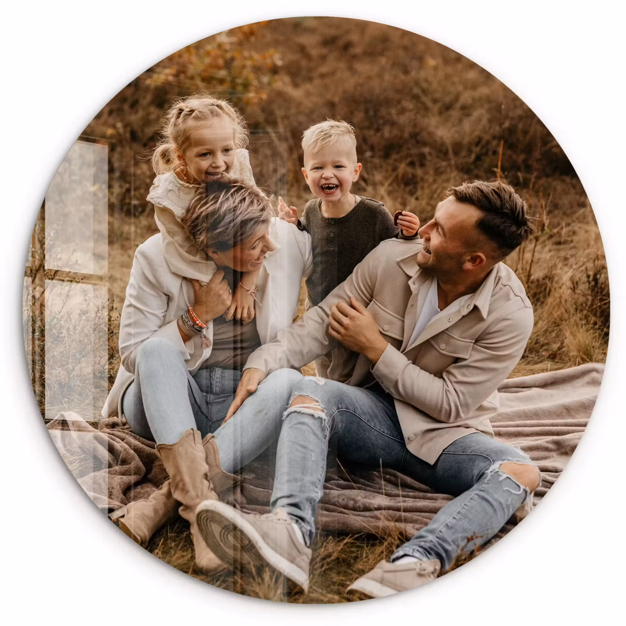 Foto auf Wandkreis – Plexiglas