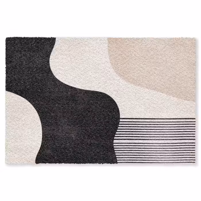 Fußmatte - Abstrakt - Japandi - Beige - Modern