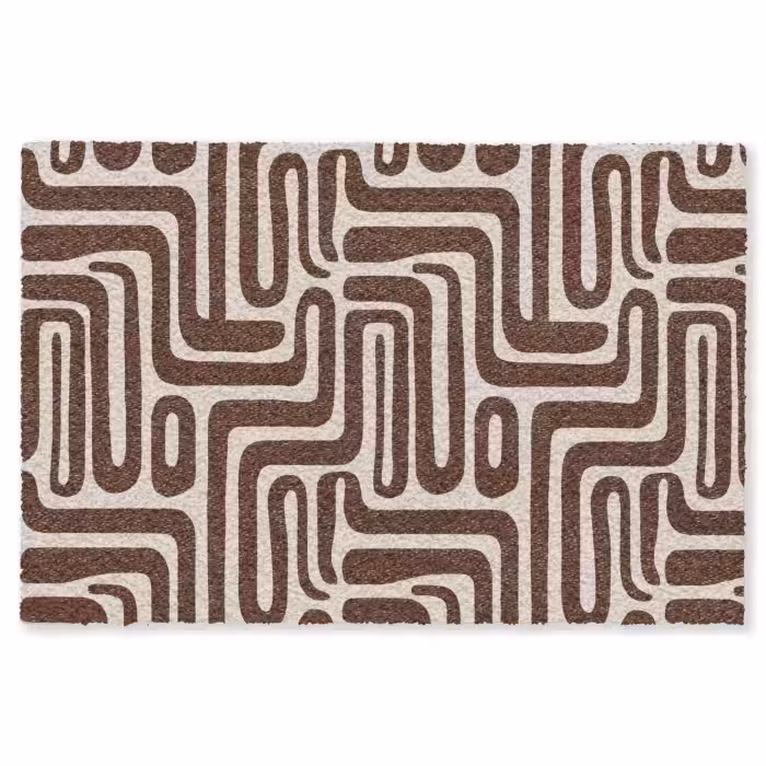 Fußmatte - Abstrakt - Muster - Braun