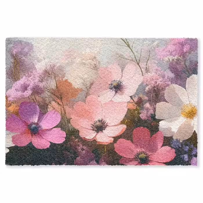 Fußmatte - Blumen - Bunt - Blühend