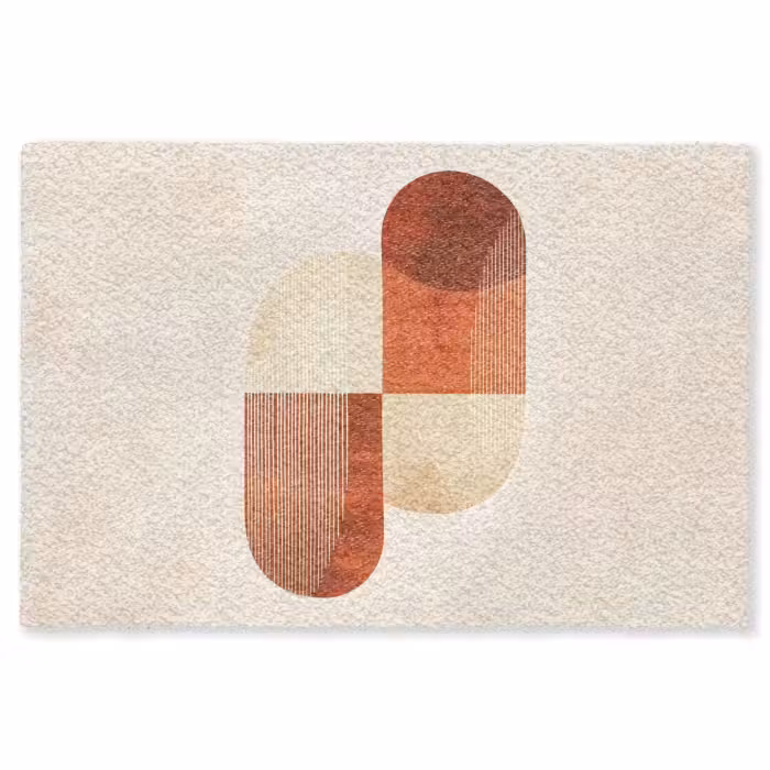 Fußmatte - Bögen - Beige - Formen