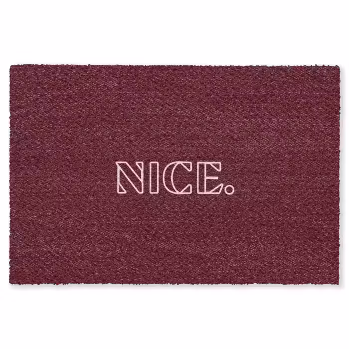 Fußmatte - Bordeaux - Nizza - minimalistisch