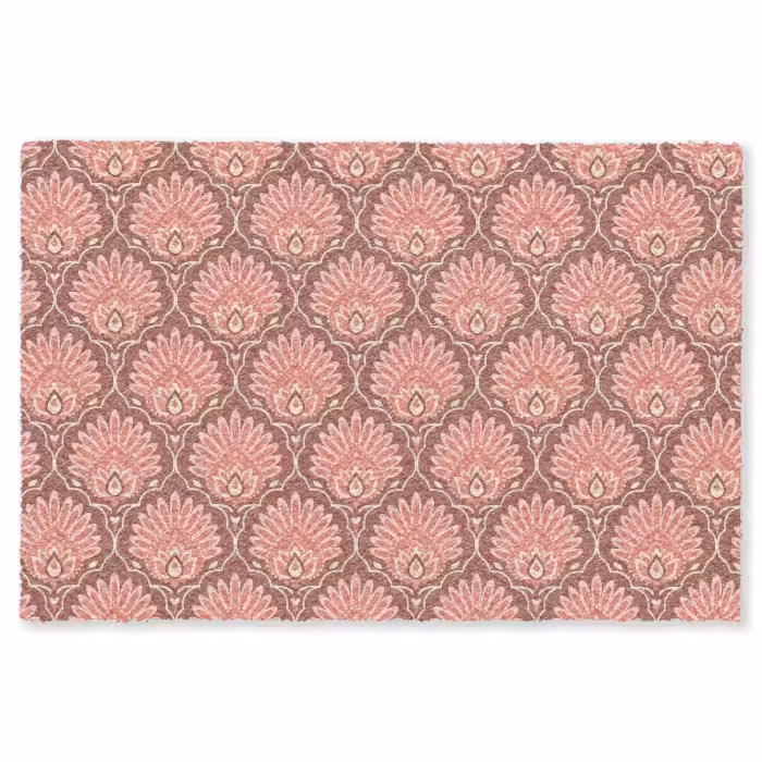 Fußmatte - Fächermotiv - Muster - Rosa