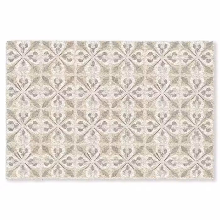 Fußmatte - Fliese - Motiv - Beige