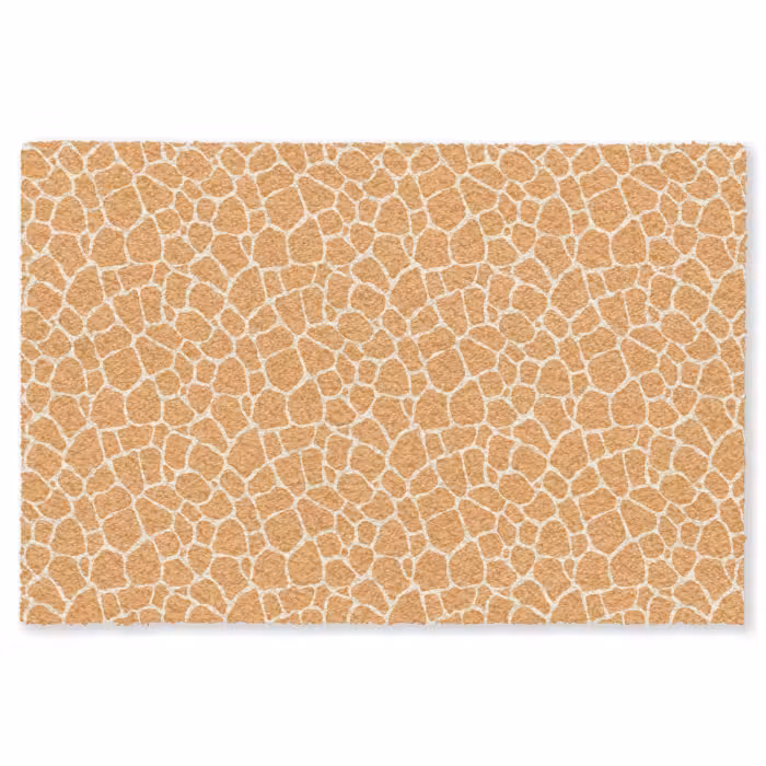 Fußmatte - Giraffe - Orange - Muster