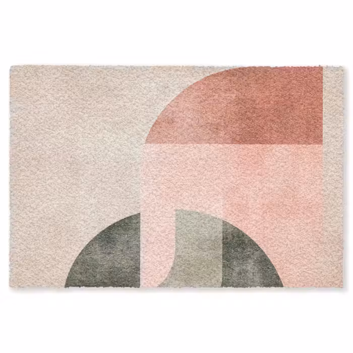 Fußmatte - Kreis - Abstrakt - Rosa