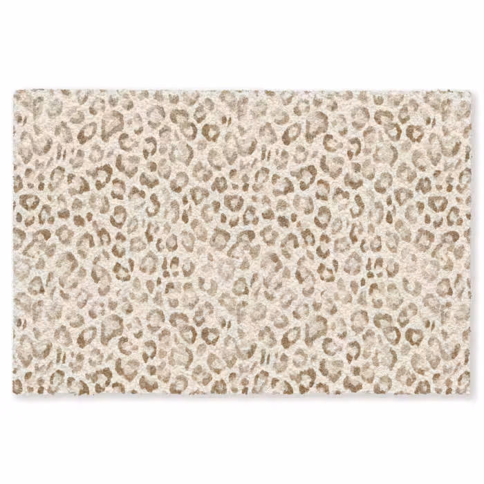 Fußmatte - Leopard - Klassisch - Beige