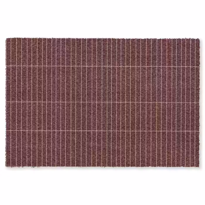 Fußmatte - Linien - Muster - Bordeaux