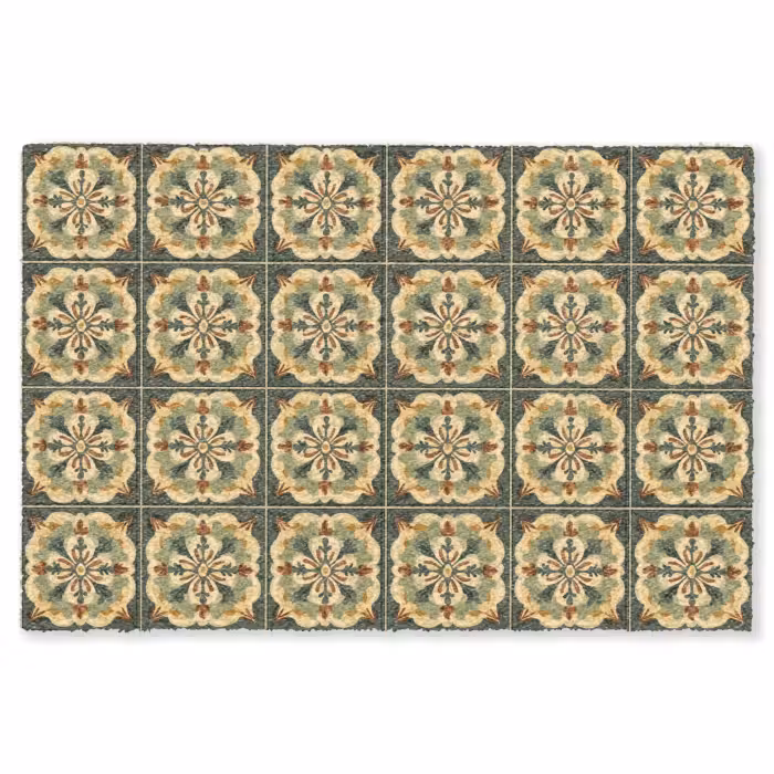 Fußmatte - Ornament - Muster - Grün