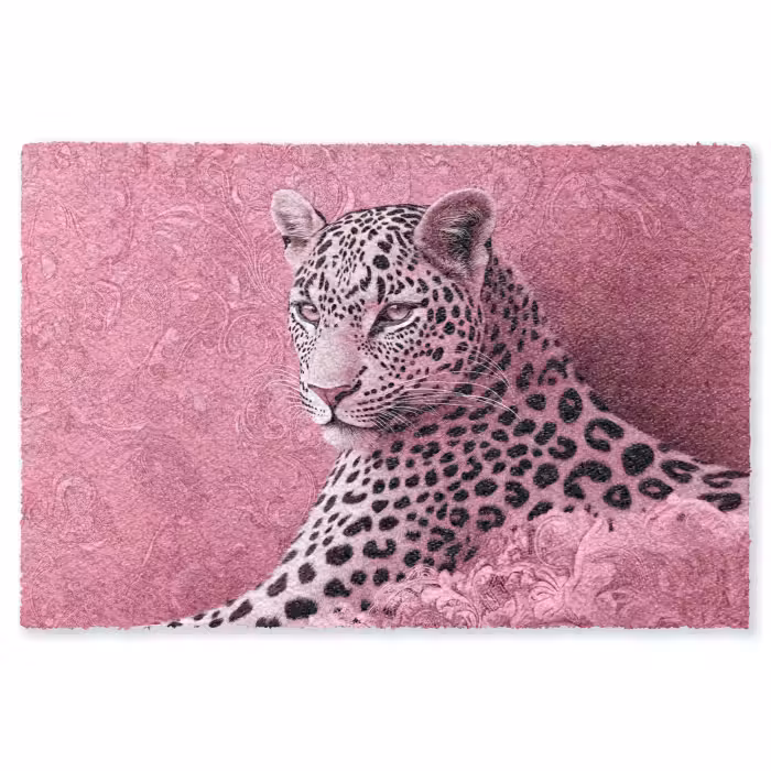 Fußmatte - Panther - Deluxe - Rosa