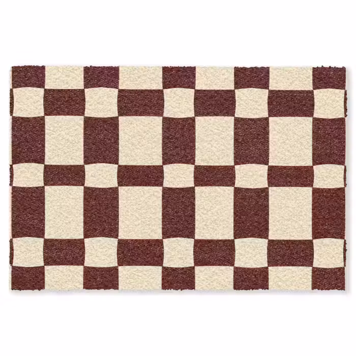 Fußmatte - Retro - Muster - Braun
