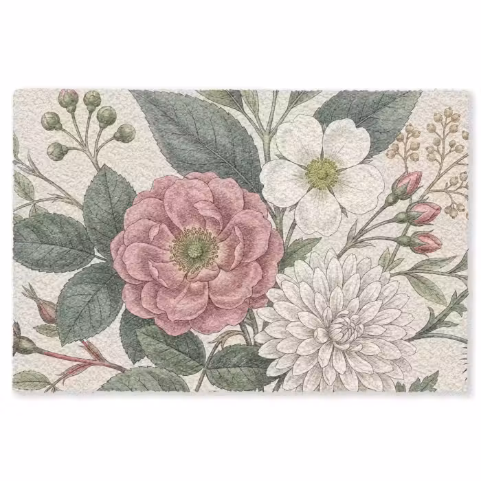 Fußmatte - Romantisch - Design - Farbenfroh