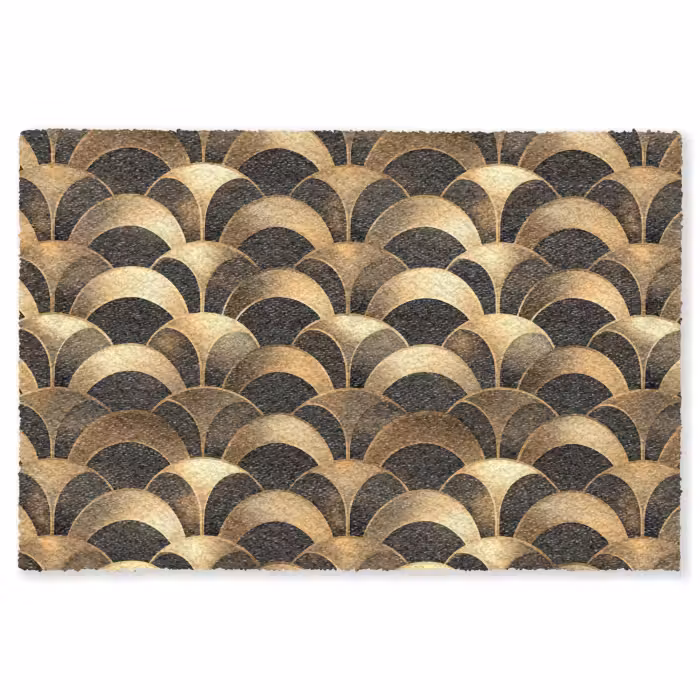 Fußmatte - Skalen - Textur - Gold
