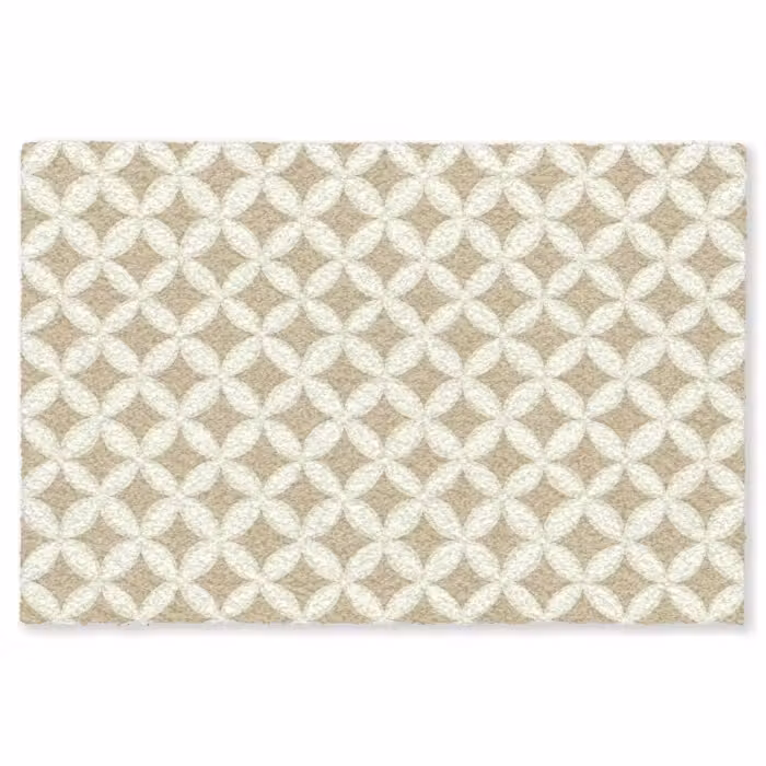 Fußmatte - Symmetrisch - Motiv - Beige