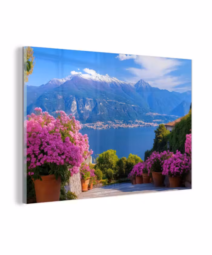 Glasbild - Comer See - Italien - Landschaft