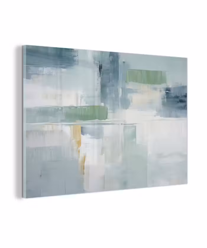 Glasbild - Farbe - Moderne Kunst - Abstrakt - Grau