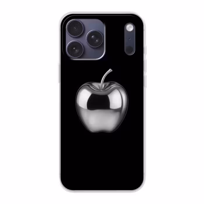 Handyhülle - Apfel - Metallisch - Symmetrisch