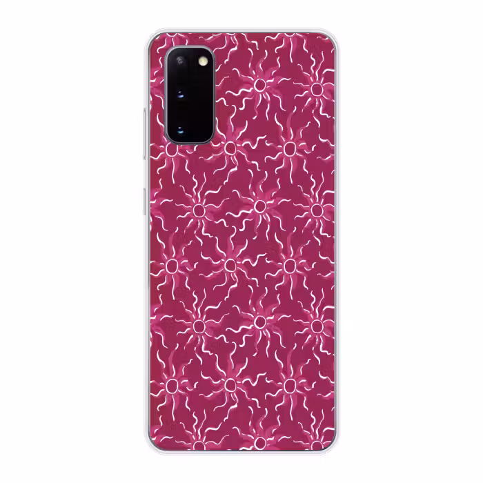 Handyhülle - Bohemian - Sonne - Magenta