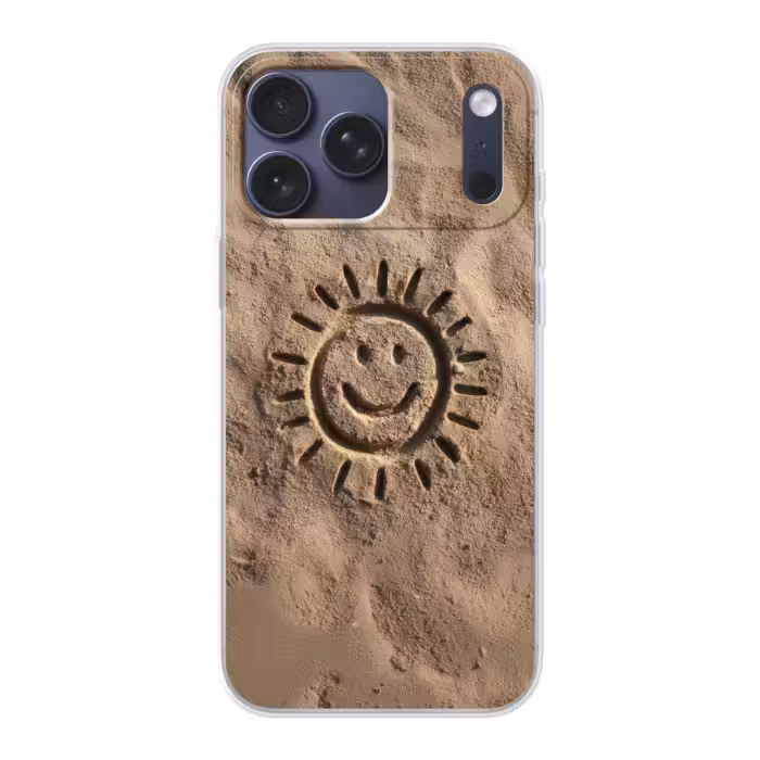 Handyhülle - Gesicht - Sonne - Sand - Unterzeichnet