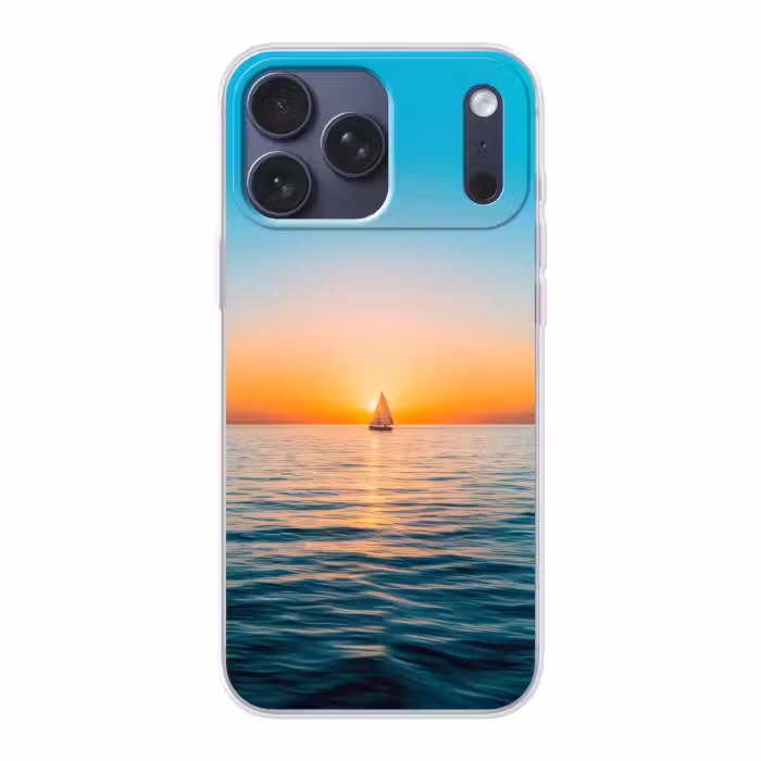 Handyhülle - Meer - Segelboot - Sonnenuntergang