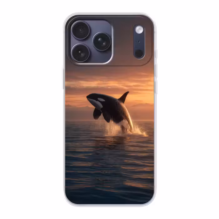 Handyhülle - Orca - Meer - Sonnenuntergang
