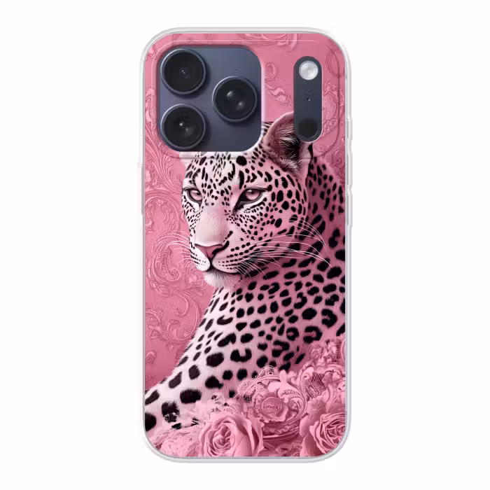 Handyhülle - Panther - Deluxe - Rosa